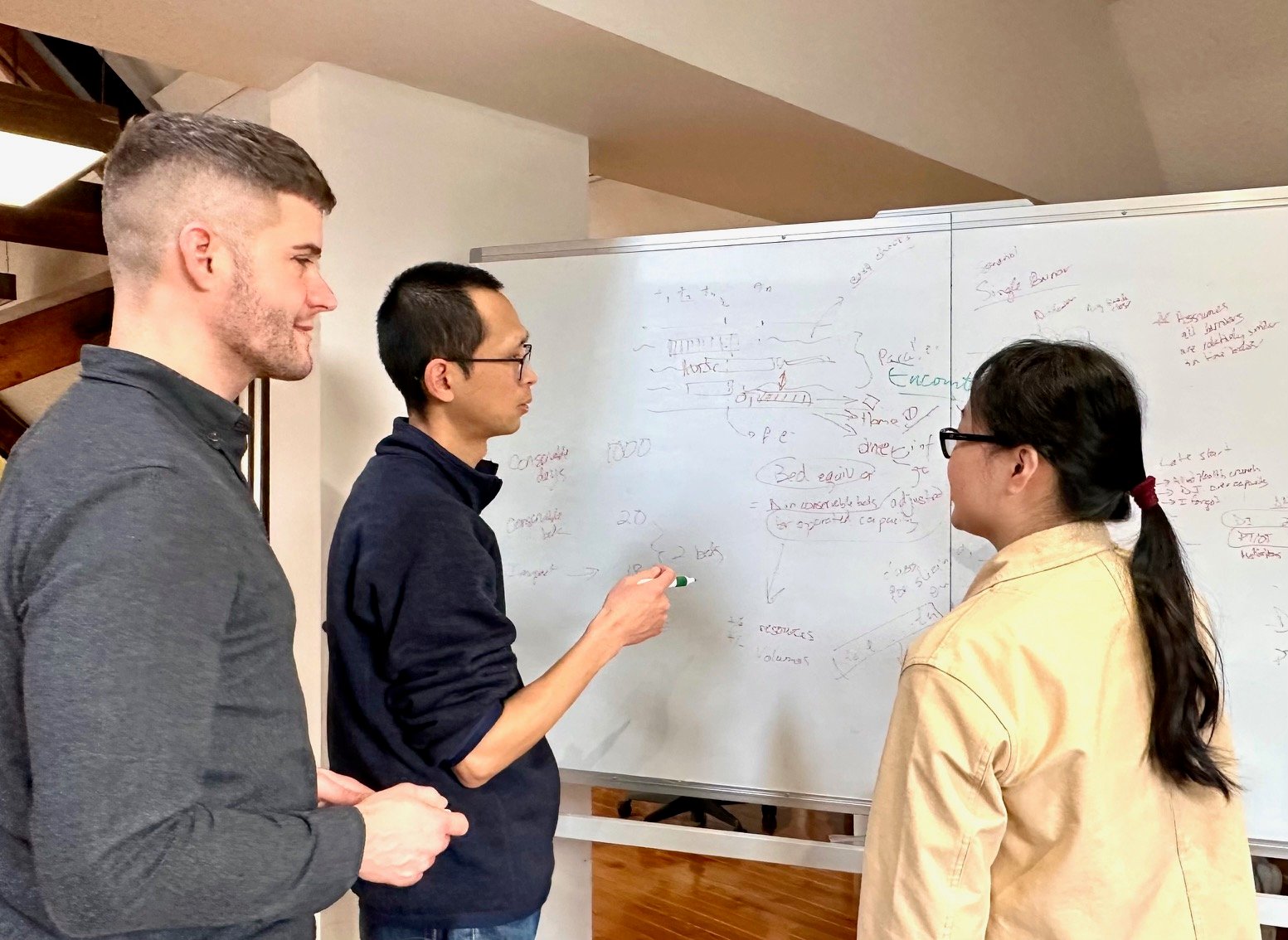 S1 Team at whiteboard